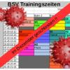 CoronaVO: kein Training im Dezember