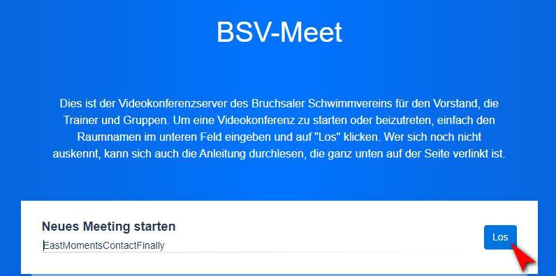 Konferenz starten