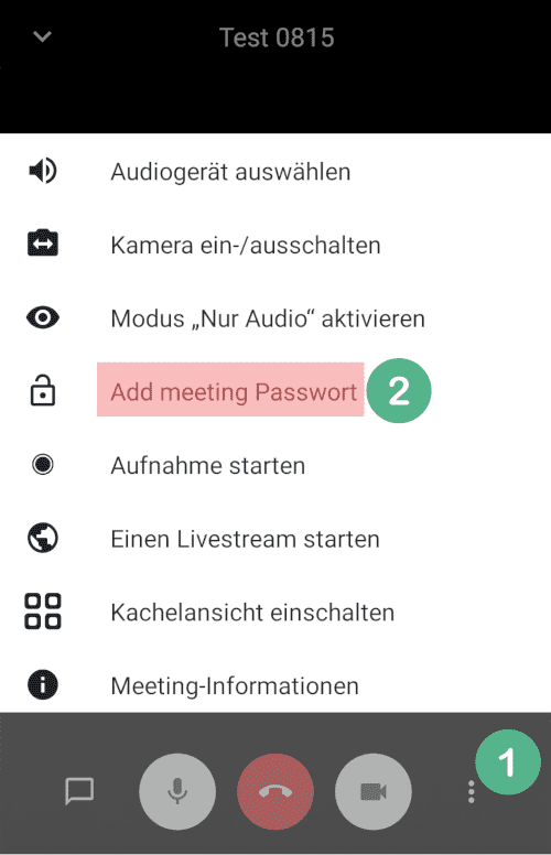 Passwort setzen